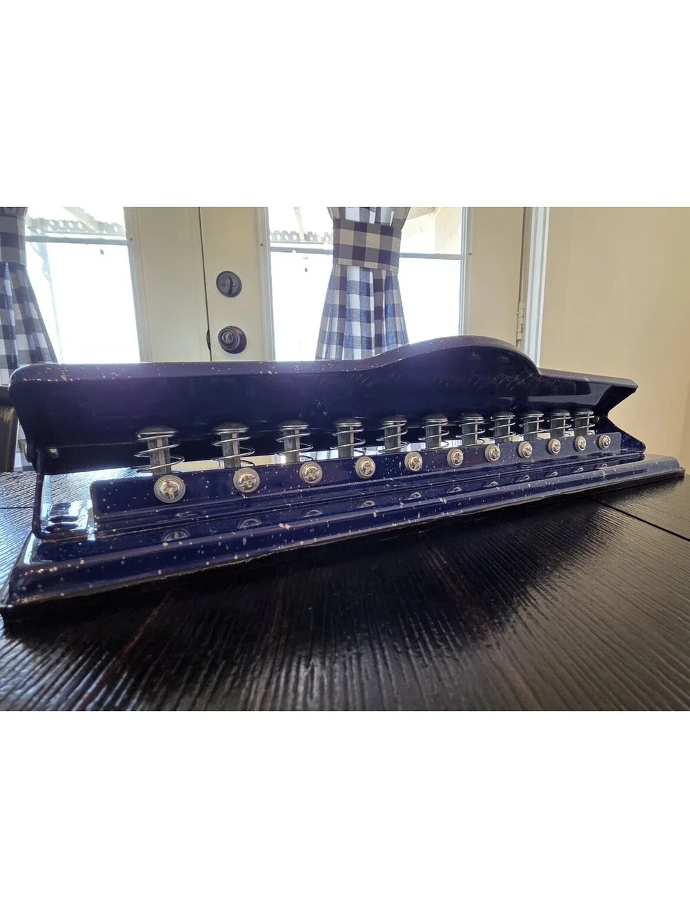 Happy Planner Big Punch Celestial Blue 11 Hole Mushroom Punch EUC